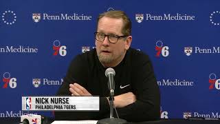 Nick Nurse Coach Of Ers Postgame Interview 01 25 2025