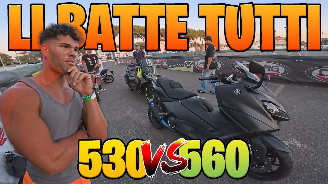 PROVO IL T-MAX 560cc ELABORATO DI @Daniel Valperta E SFIDO UN T-MAX 530cc