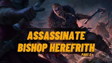 AC Valhalla Brutal Combat Gameplay | Assassinate Bishop Herefrith | A Sword Shower In Ancaster