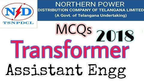 TSNPDCL AE Question & Answer with Solution Topic  "TRANSFORMER"