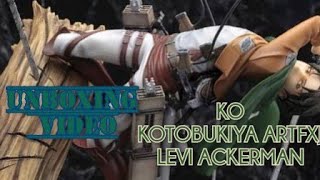 Levi Ackerman Ko Kotobukiya Artfxj Figure - Attack On An The Ko-Llectible Series