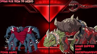 Ben 10  Ultimate Nemetrix All The Aliens  omnikixben10hero20 