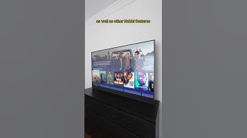 Hubbl Glass is a high-end TV that comes in two sizes and five colours and has the Hubbl OS built-in