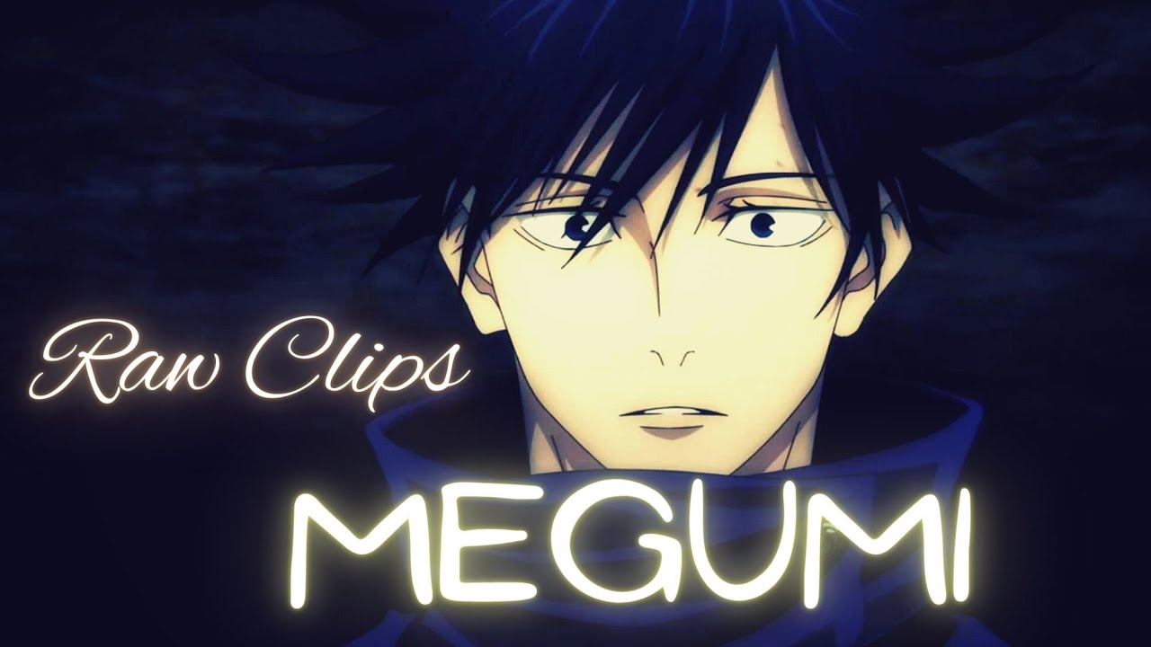 Megumi Fushiguro raw clips for Amv / edits  | part-1 | DracoByte Creation