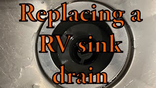 The correct way to install a kitchen sink drain, in an RV