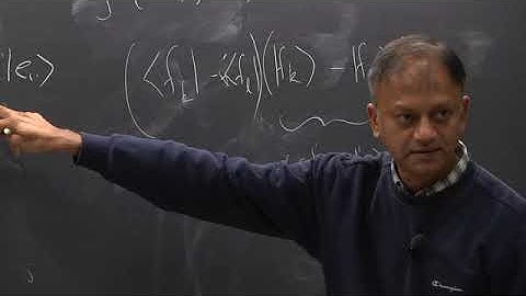 ICTP Mathematical methods Lecture 16 of 34