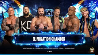 WWE 2K24 - Men's Elimination Chamber 2024