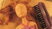 How to fix messy Barbie hair/ straight hair? - Tutorial - YouTube