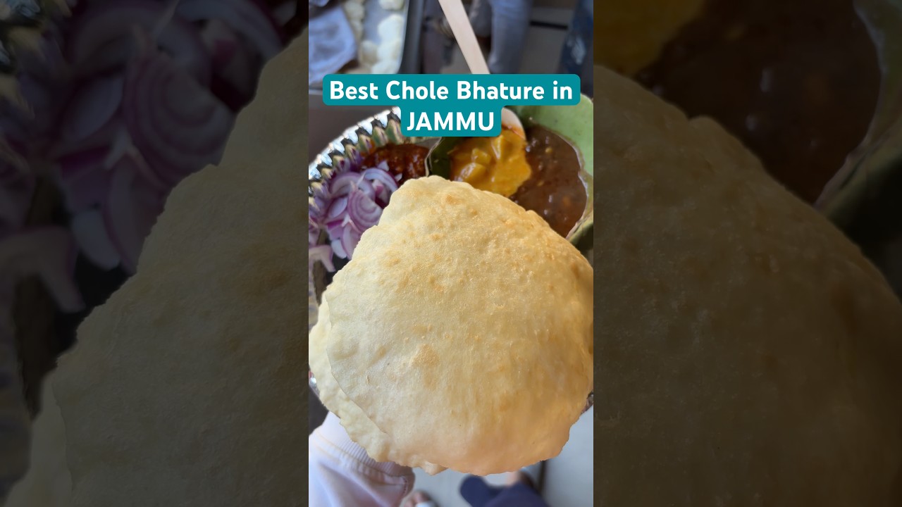 Jammu’s Must Try Chole Bhature | Chole Bhature Shop Jammu Honest Review | Jammu Street Food 