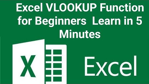 Excel VLOOKUP Function for Beginners  Learn in 5 Minutes