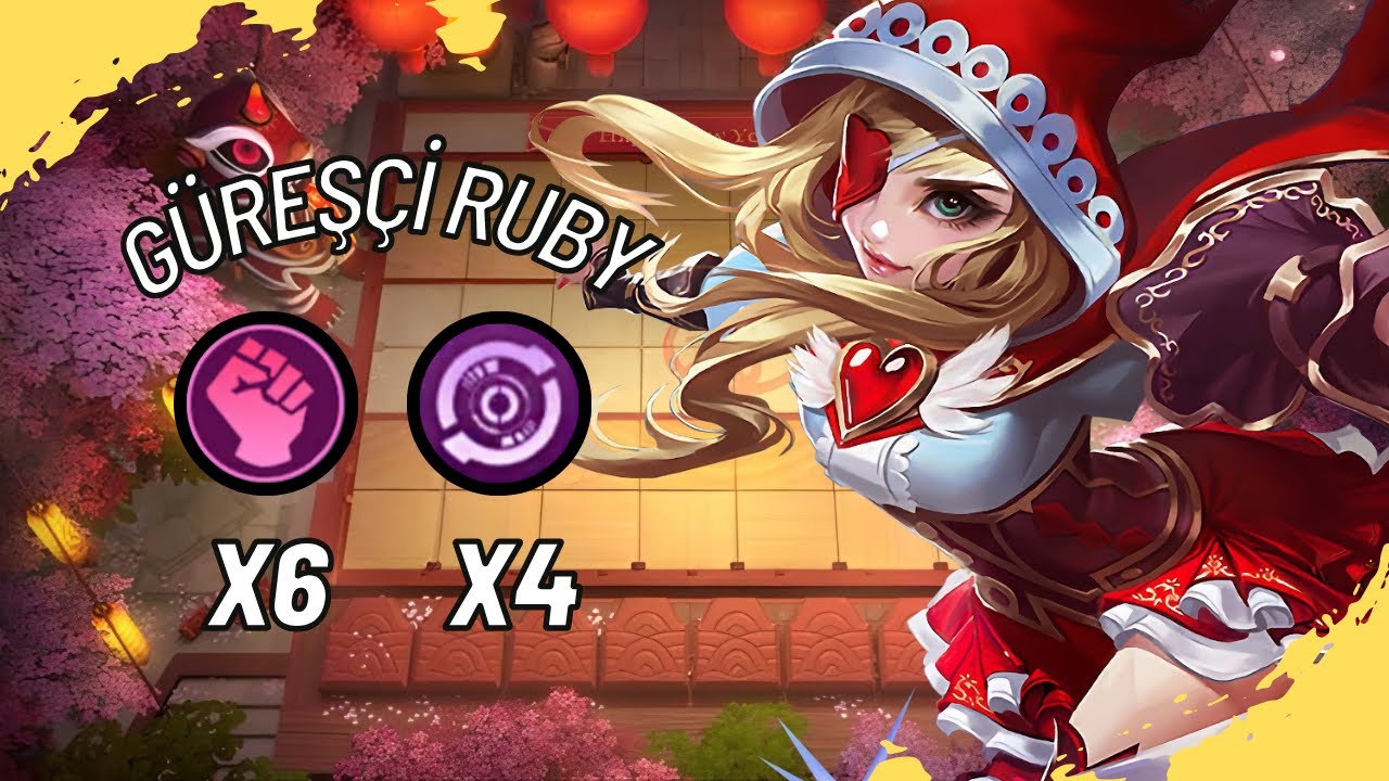 CHOU 1. YETENEK İLE GÜREŞÇİ RUBY / Magic Chess - YouTube