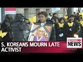 S. Koreans honor Kim Bok-dong, late victim of Japan's sexual slavery