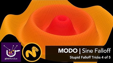 MODO | Create Sine Falloff with Nodes