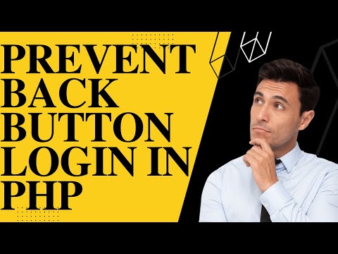 Prevent Back Button Login in PHP with Session Management | How to Restrict User Default Login in PHP