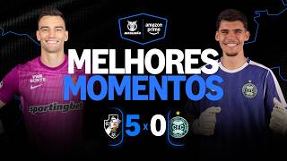 VASCO 5 X 0 CORITIBA | MELHORES MOMENTOS | CAMPEONATO BRASILEIRO 2026