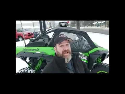 Update 2020 Kawasaki KRX Enclosure, Side Doors \u0026 Windows operation / Jim Gilberts PowerSports Fredericton