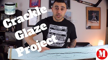 MAN CRAFTS | Weathered Crackle Glaze Board | Ep. 01