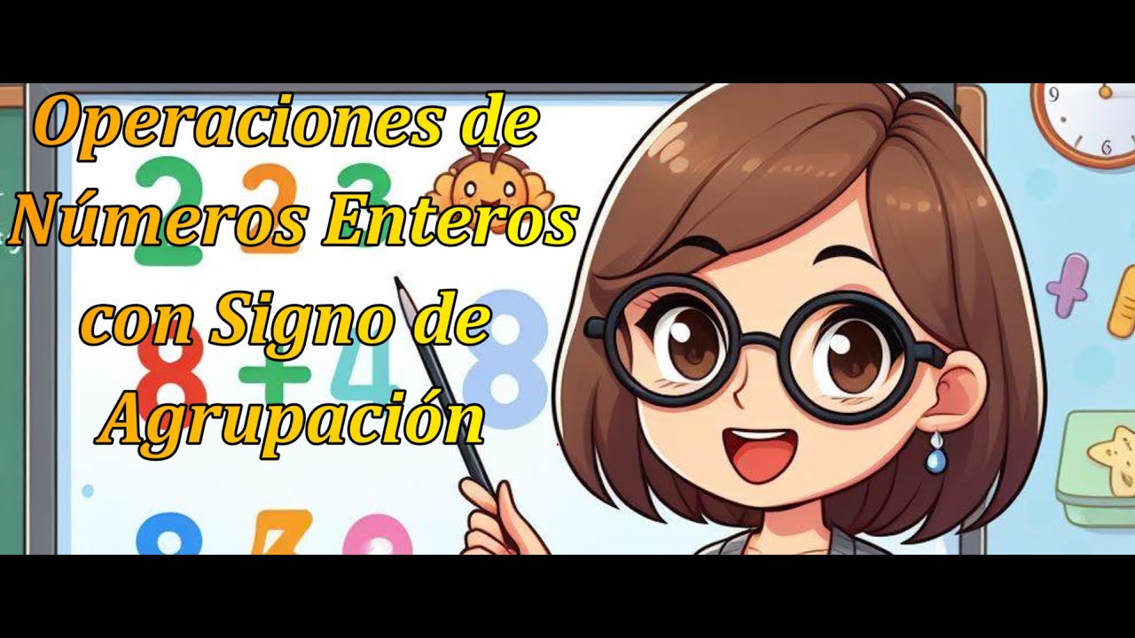 Operaciones de Números Enteros con Signos de Agrupacion - YouTube