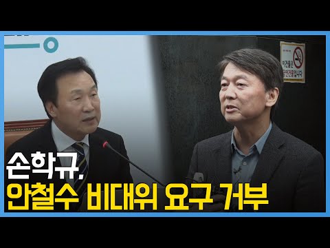 <strong>손학규</strong>, 안철수 비대위 요구 거부