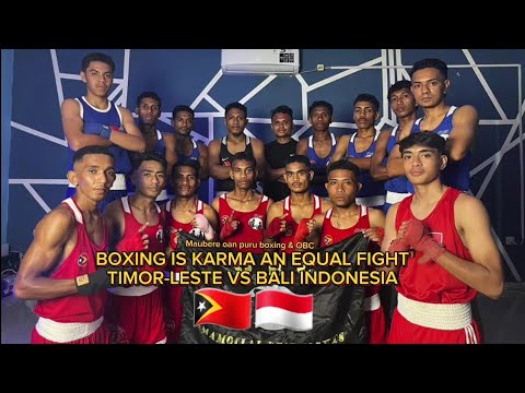 Timor leste vs Indonesia iha evento boxing is karma an equal fight # ...