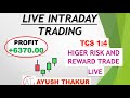 INTRADAY TRADING LIVE (PRICE ACTION TRADING)