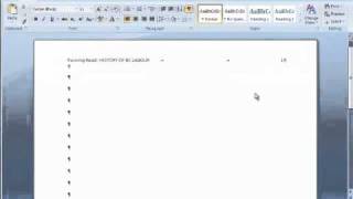 how to add running head in word 2010