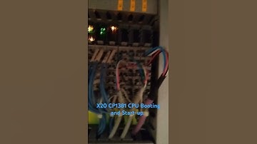 B&R X20 CP1381 CPU  Booting.