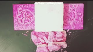 💕 PJ Fresh Gymchalk Block With Bright Pink Block And Chunks #asmr #gymchalk #subscribetomychannel 💕
