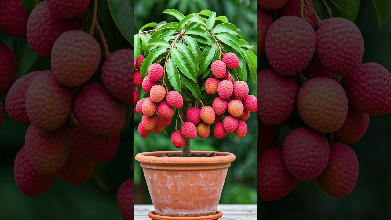 🌿The Absolute Best Way to Grow Your Litchi Tree at Home! #litchi #gardening
