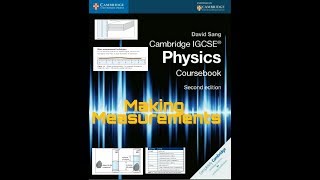 Cambridge IGCSE Physics - MEASURING DENSITY