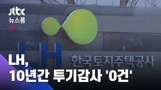 [단독] LH 투기판 된 이유 있었다…10년간 내부 감사 '0건' / JTBC 뉴스룸