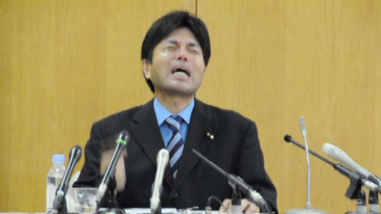 兵庫県議が号泣会見 政務費で１９５回出張 Hyogo Assembly Member Cries During Press Conference Youtube