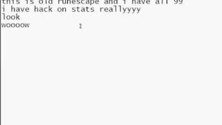 runescape stat hack(really)all skills99 look