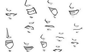 manga mouth drawing draw mouths drawings paintingvalley