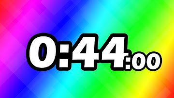 44 Second TIMER Countdown