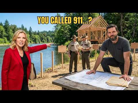 Inherited Riverfront, Built Cabin — HOA Karen Called 911, I OWN the Entire River!