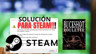 ✅SOLUCIONAR EL ERROR DE VULKAN ERROR DE BUCKSHOT ROULETTE EN STEAM!! ✅-MEGALITE