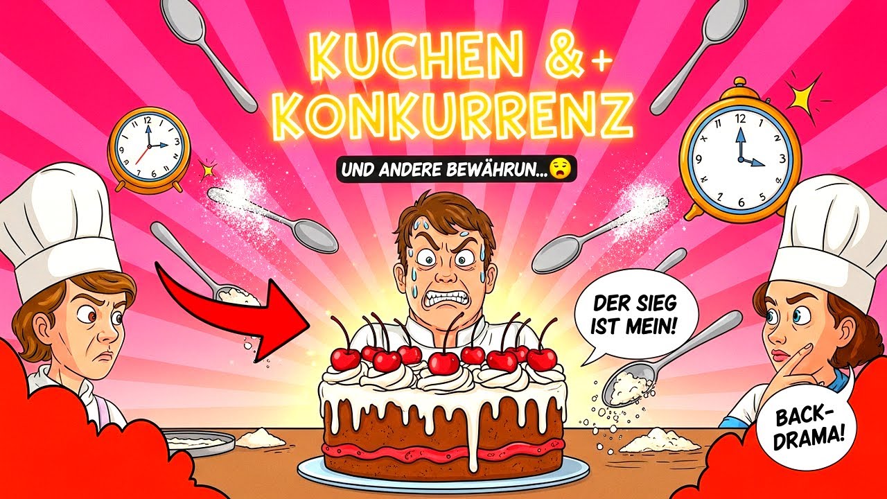 Hörbuch Kuchen und Konkurrenz — Süße Konflikte im Alltag | Komödie Hörbuch
