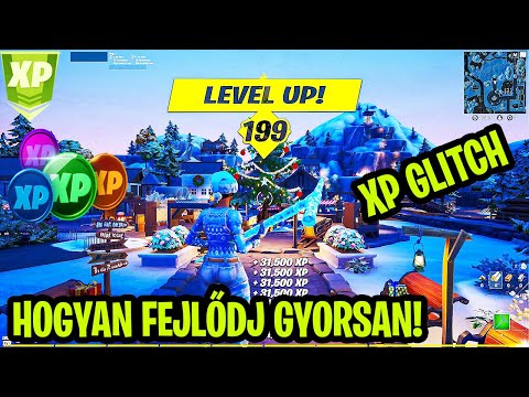 HOGYAN FEJLŐDJ GYORSAN! CH3 S1 - VÉGTELEN XP! GLITCH -  Fortnite - Magyarul!