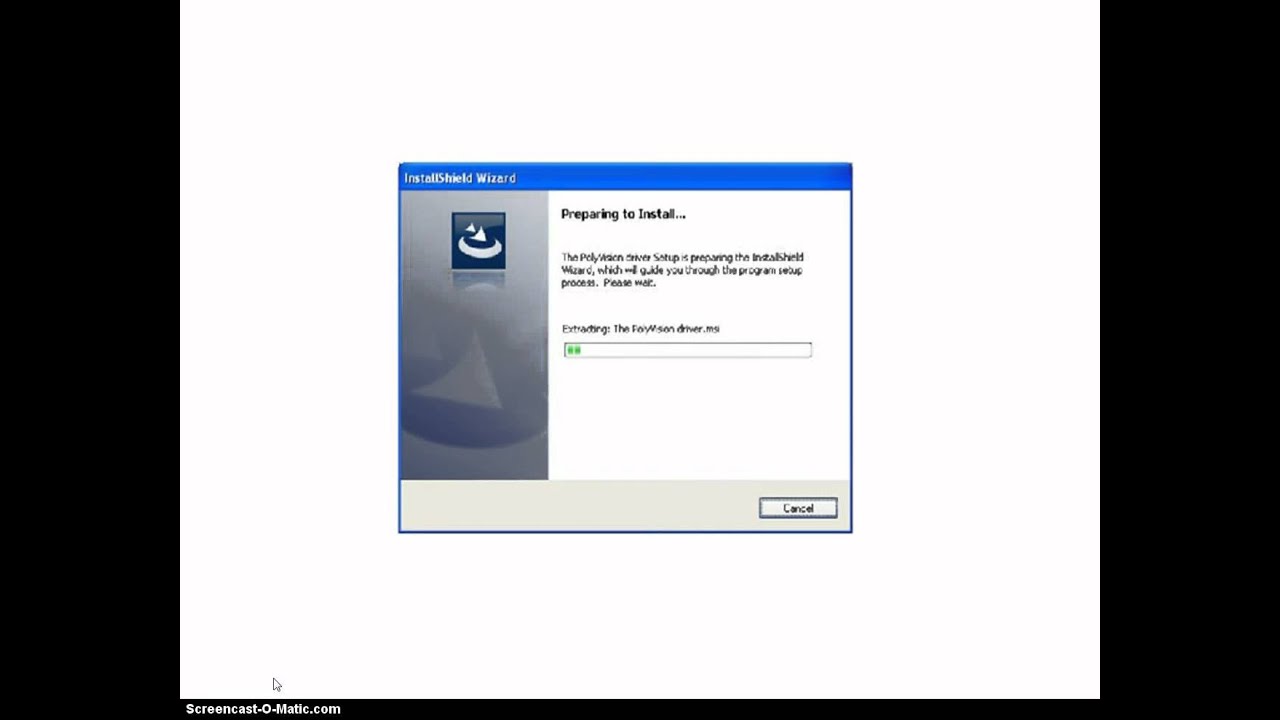 Instalacion del conductor de PolyVision