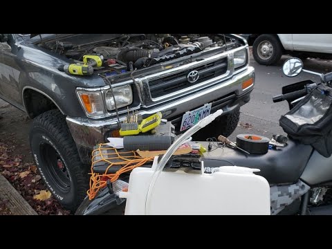 1992 Toyota Pickup Washer Fluid Reservoir Install