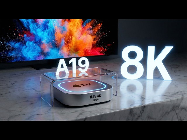 テレビ Apple TV 4K NEW Apple TV 4K (2026) - Brand New 8K, 120Hz & New Design! - YouTube