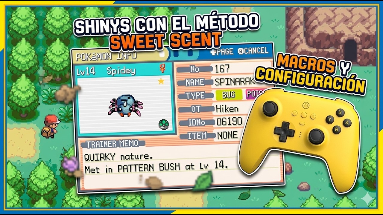 Tutorial Como Conseguir POKEMON SHINY con Sweet Scent - (RNG Pokemon ...