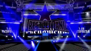 AJ Styles Wrestlemania 32 Entrance Stage Animation