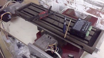 Mill fraiseuse Sieg X3 CNC conversion nema 23 test  3600mm/min