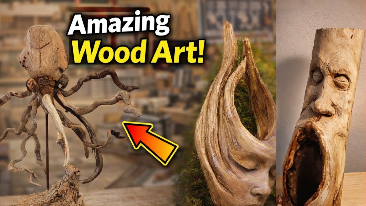 Увлекательное и расслабляющее искусство резьбы по дереву.