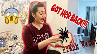 Terrifying Spider Prank On Wife