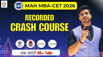 MAH MBA CET 2026 Preparation Guide – Crash Course Explained in Detail (Live Session)