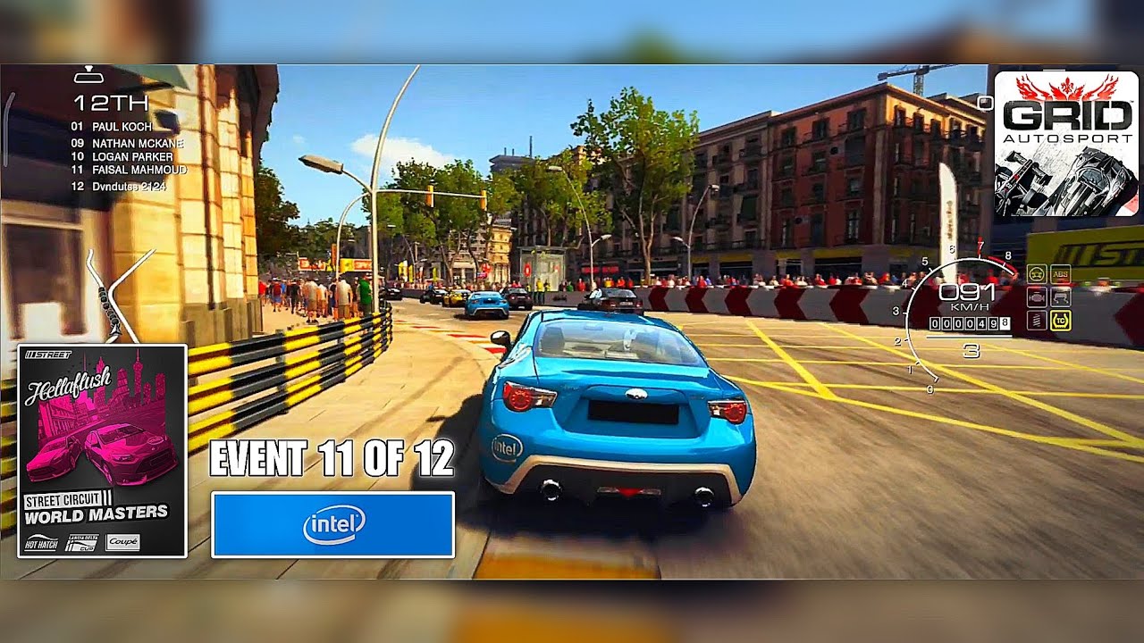 STREET CIRCUIT II WORLD MASTERS - Event 11 Of 12 with Intel | Grid Autosport Mobile Gameplay!!!