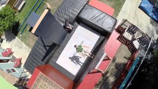 Ashar's Big Gainer Over The Trampoline